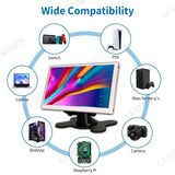 LESOWN 7 inch 1024×600 IPS 5-Point Touchscreen Display with Stand – HDMI/microUSB, Plug & Play N70-A01GWS