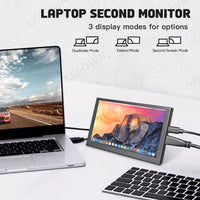 LESOWN P50C Small mini Monitor 5 inch 800x480 HDMI Portable Second Screen for Laptop PC
