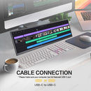 LESOWN P127GHR 12.7 inch Stretched Bar Monitor 100%sRGB 120Hz 2880x864 IPS DIY Strip Secondary Monitor