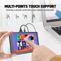 LESOWN P50C-T mini Monitor 5 inch IPS 800x480 LCD Touch Screen Display HDMI mini Sub Screen