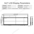 LESOWN M145-A01S Long Stretched Screen 14.5 inch IPS Touch 2560x720 QHD 1500:1 USB-C HDMI Strip Bar Secondary Display LCD Panel Module