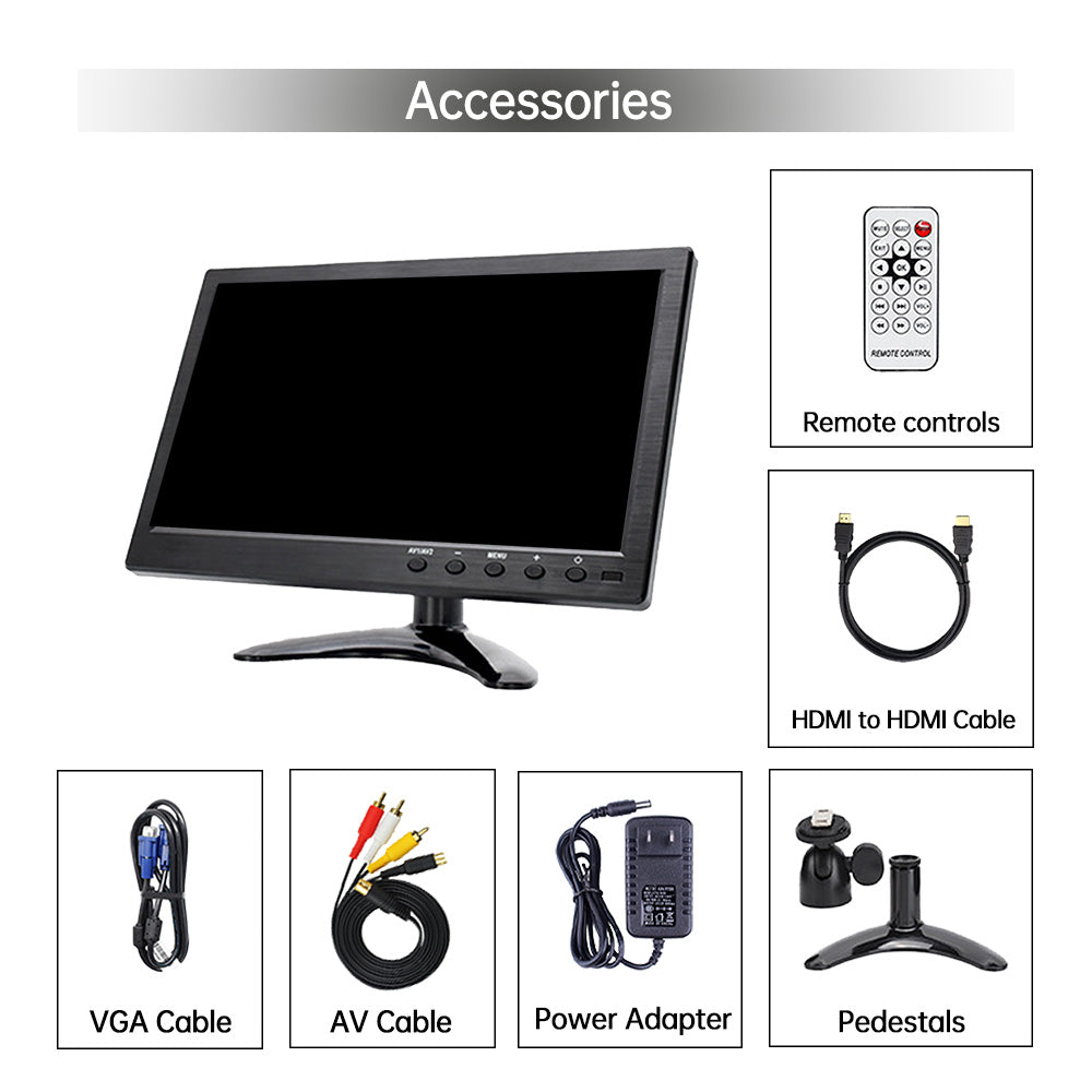 LESOWN N120 Resistive Capacitive Touch Screen Monitor 12 inch 16:10 1280x800 IPS Industrial Embedded