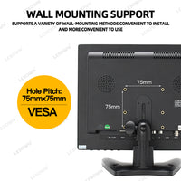 LESOWN N120 12 inch 1024x768 Industrial LCD Monitor 4:3 HDMI AV Small Wide Screen Touch Display