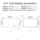 LESOWN M133-A01T Touch Screen  13.3 inch 1920x1080 IPS FHD HDMI VGA Ports LCD Panel eDP 30PIN Interface Wide External Display Module
