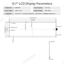 LESOWN M127-A01S 12.7 inch 2.5K Long Screen USB-C HDMI 500cd/m2 High Brightness 1200:1 Full Viewing 2880x864 IPS LCD Panel DIsplay Module