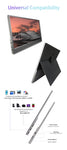 LESOWN P133KPS/P133KPT Wide Small Touchscreen Monitor 13.3 Inch  Display External Second Screen for PC Smart Phone