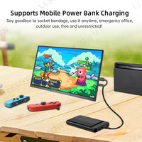 LESOWN P116GPS/P116GPT 11.6 inch Small Portable Monitor Touch FHD 1080P HDMI USB Type C Extend Portable Display