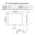 LESOWN M190-A01T Touch Wide Screen 19 inch HDMI VGA Interface 1280x1024 IPS LCD Panel LVDS 30PIN Display External Secondary Module