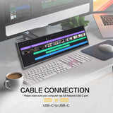 LESOWN P127GHR 12.7 inch Stretched Bar Monitor 100%sRGB 120Hz 2880x864 IPS DIY Strip Secondary Monitor