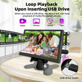 LESOWN MP70S-NGD01A 7.0inch USB Flash Drive Video Advertising Player TFT-LCD 1024x600 IPS Interactive Digital Signage for &nbsp;Kali Raspberry Pi
