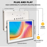 LESOWN P50CW-T mini USB Touch Display HDMI IPS Screen Compact 5 inch PC Laptop Sub White Monitor