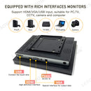 LESOWN E104-C01GBT Compact 10.4in 1024x768 LCD Open Frame Touch Embedded Display 300cd/m² Capacitive Multi-Touchscreen for CCTV