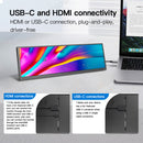 LESOWN P126GPS 12.6 inch Secondary Screen 1920x515 IPS HDMI Bar LCD Monitor