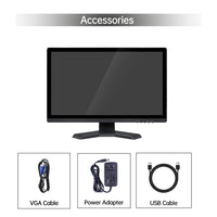 LESOWN N195-E01T 19.5 inch Industrial Monitor 1600x900 Full HD IPS Screen Capacitive Touch HDMI VGA Display