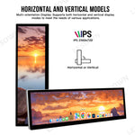 LESOWN P145FHT 14.5 inch Stretched Bar Monitor USB C HDMI 2560x720 IPS Speakers CNC Shell Bar Monitor