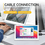 LESOWN P50CW-T mini USB Touch Display HDMI IPS Screen Compact 5 inch PC Laptop Sub White Monitor