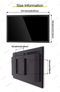 LESOWN N238 23.8 inch  Ultrawide Industrial Monitors 1080p  TV Function Monitor Display with Speakers