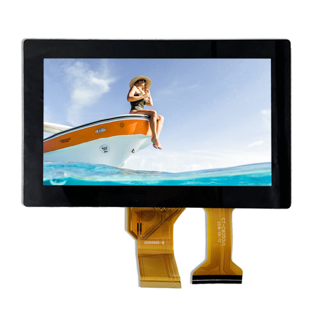 LESOWN M70-A01T Tiny Screen 7 inch 800x480 LCD Display HDMI-Compatible VGA with Driver Board Touchscreen Module for Digitizer Computer