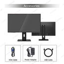 LESOWN N238-E03T 23.8 inch Industrial Monitor 1920x1080 Full HD IPS Screen Capacitive Touch HDMI VGA Display
