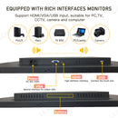 LESOWN E236-C01GBT 23.6in 1920x1080 IPS LCD Embedded Display Open Frame Multi-Touch Screen Industrial for Medical Equipment Digital Signage