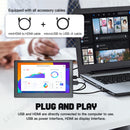 LESOWN P50C Small mini Monitor 5 inch 800x480 HDMI Portable Second Screen for Laptop PC