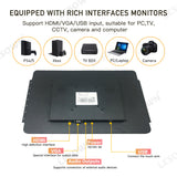LESOWN E173-C01GBT Open Frame 17.3in Embedded Industrial Panel-Mount Monitor 1080p Touchscreen with VGA/HDMI/Audio/USB(touch) for Laptop