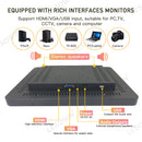 LESOWN E150-C02GBT-2 Touchscreen 15 Inch Embedded Display 1024x768 IPS IP65 Screen with 10 Points Touch Display with VGA/HDMI/Audio/USB(touch)