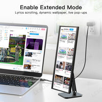 LESOWN P126GPS 12.6 inch Secondary Screen 1920x515 IPS HDMI Bar LCD Monitor