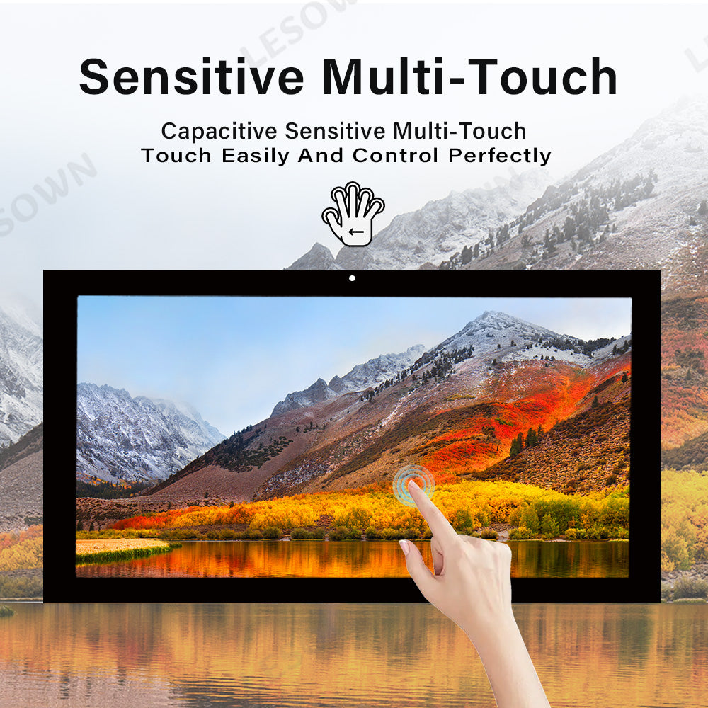 LESOWN M236-A01T Ultra Touch Screen 23.6 inch 1920x1080 Full High Definition Display HDMI VGA LVDS 1000:1 LCD Panel Module for PC Television