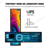 LESOWN M88-A01S 8.8 inch Long Bar Display 600cd/m2 High Brightness HDMI 480x1920 IPS Second Screen LCD Module for Raspberry Pi PC