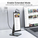LESOWN P69 6.9 inch Additional Long HDMI Monitor for RPi 1280x480 IPS Bar LCD Display PC Temperature Monitoring Aida64
