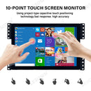 LESOWN E101-C01GBT 10.1 Inch 1280x800 High-brightness display 300cd/m² Embedded Monitor Panel Mount Display for PC TV CCTV