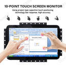LESOWN E125-F01GBT 12.5 Inch 16:9 1920x1080 Industrial Panel Mount Display Factory Automation Embedded Monitor with VGA/HDMI/USB for Laptop