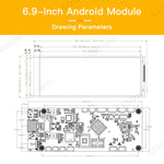 LESOEWN MA69-A01S 6.9'' Android Touch Display – Compact Intelligence for Smart Integration#monitor