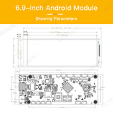 LESOEWN MA69-A01S 6.9'' Android Touch Display – Compact Intelligence for Smart Integration#monitor