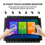 LESOWN E133-C01GBT Embedded Display 13.3 Inch 1920x1080 IPS Industrial LCD Monitor 60Hz 16:9 300cd/m2 with VGA/HDMI/Audio/USB(touch) for PC