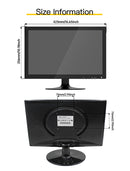 LESOWN N173-E01S 17.3 inch Portable Industrial Monitor 1600x900 VGA Display for Security Cameras