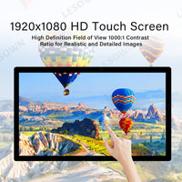 LESOWN M320-A01T 32 inch LCD Panel 1920x1080 IPS Full High Definition Touch Screen LVDS HMDI VGA DC12V 3A Display Module with Driver Board