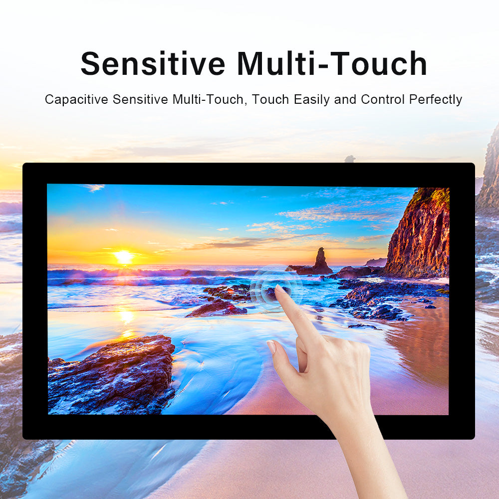 LESOWN M190-B01T 19 inch 1440x900 IPS LCD Capacitive Touch Display HDMI VGA Ultra Wide Screen 1000:1 LVDS Module with Driver Board