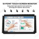 LESOWN E195-C01GBT Embedded Display 19.5'' Open Frame Monitor 1600x900 Touch Monitor with VGA/HDMI/Audio/USB(touch) for Factory Automation