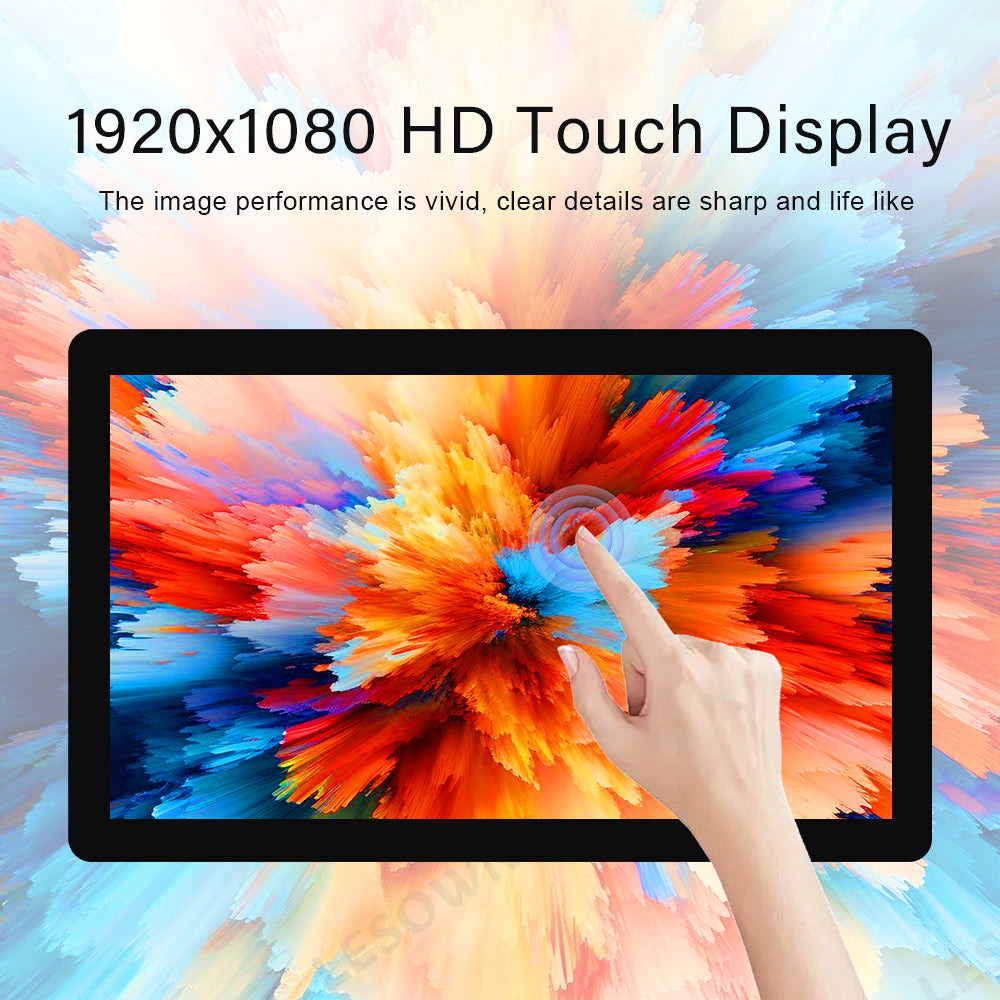 LESOWN M116-A01T  Small Display 11.6 inch USB Capacitive Touch HDMI VGA Full Viewing 1000:1 IPS 1920x1080 LCD Module with eDP 30PIN Interface