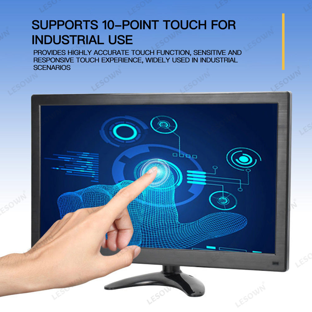 LESOWN N156 Portable Monitor Touchscreen 15.6 inch 1920x1080 Wide Screen HDMI VGA Additional Display