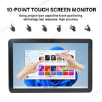 LESOWN E173-C01GBT Open Frame 17.3in Embedded Industrial Panel-Mount Monitor 1080p Touchscreen with VGA/HDMI/Audio/USB(touch) for Laptop