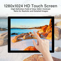 LESOWN M170-A01T 17 inch Touch Display Original LCD Screen 1280x1024 IPS High Resolution HDMI VGA Ports DC12V 2A Module with Driver Board