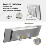 LESOWN P145FHT 14.5 inch Stretched Bar Monitor USB C HDMI 2560x720 IPS Speakers CNC Shell Bar Monitor