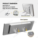 LESOWN P145FHT 14.5 inch Stretched Bar Monitor USB C HDMI 2560x720 IPS Speakers CNC Shell Bar Monitor