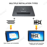 LESOWN E173-C01GBT Open Frame 17.3in Embedded Industrial Panel-Mount Monitor 1080p Touchscreen with VGA/HDMI/Audio/USB(touch) for Laptop