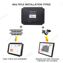 LESOWN E120-A01GBR Embedded Display Raspberry Pi 12 Inch 1024x768 LCD Open Frame Touch Monitor Panel Mount for Factory Automation TV CCTV PC
