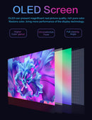 LESOWN P50F mini Monitor 5 inch 100%sRGB USB Connect OLED 6500:1 Contrast Small Extended Screen Display Driver Need