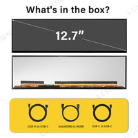 LESOWN M127-A01S 12.7 inch 2.5K Long Screen USB-C HDMI 500cd/m2 High Brightness 1200:1 Full Viewing 2880x864 IPS LCD Panel DIsplay Module